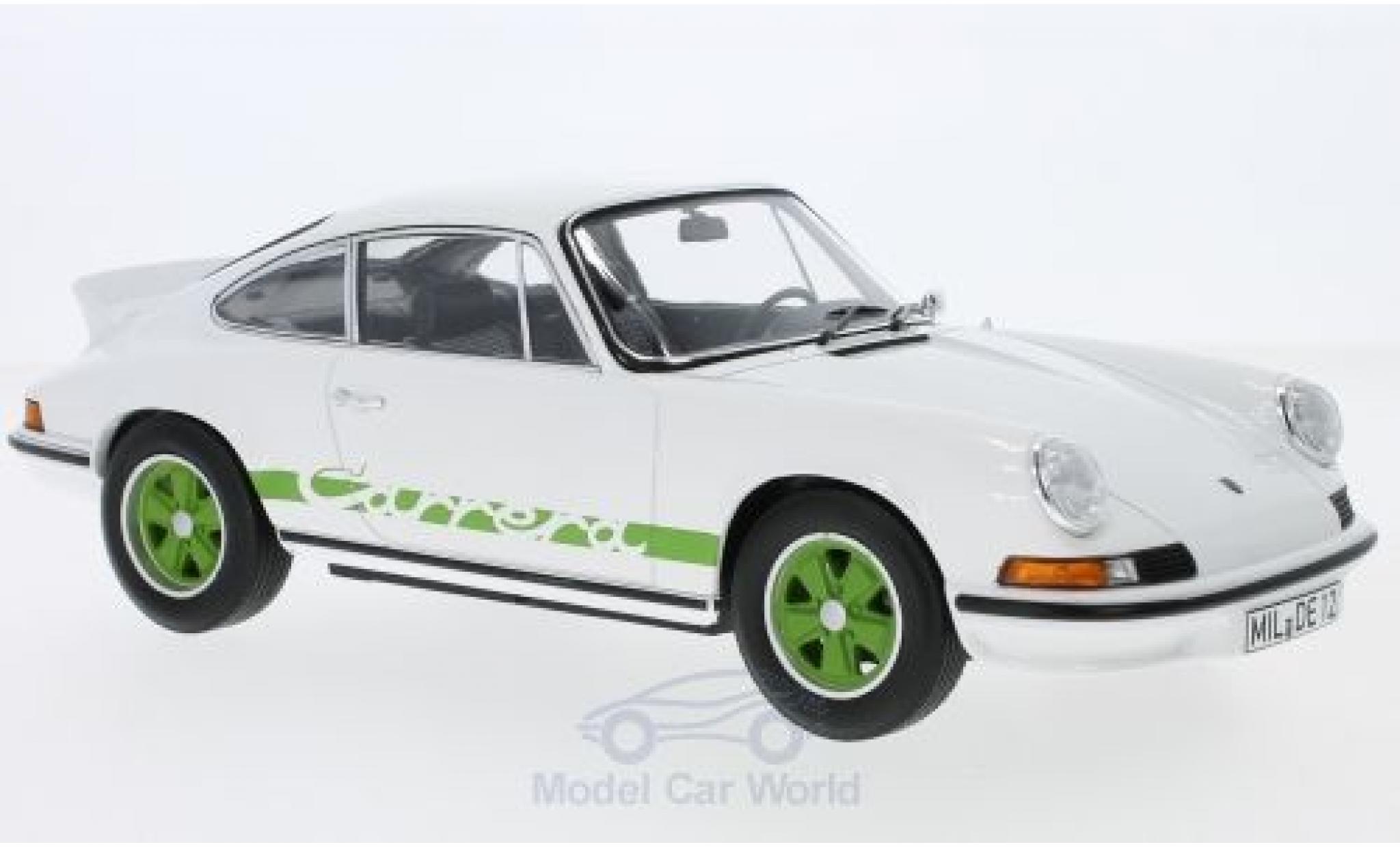 Porsche 911 SC 1/18 Norev RS Touring wit/groen 1973 modelauto