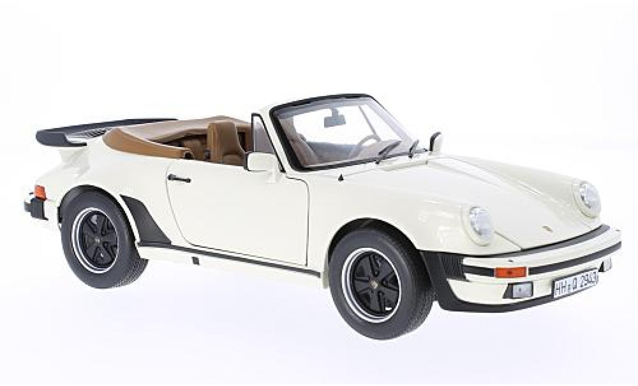 Porsche 930 Turbo 1/18 Norev 911 Turbo Cabriolet beige 1987 modelauto
