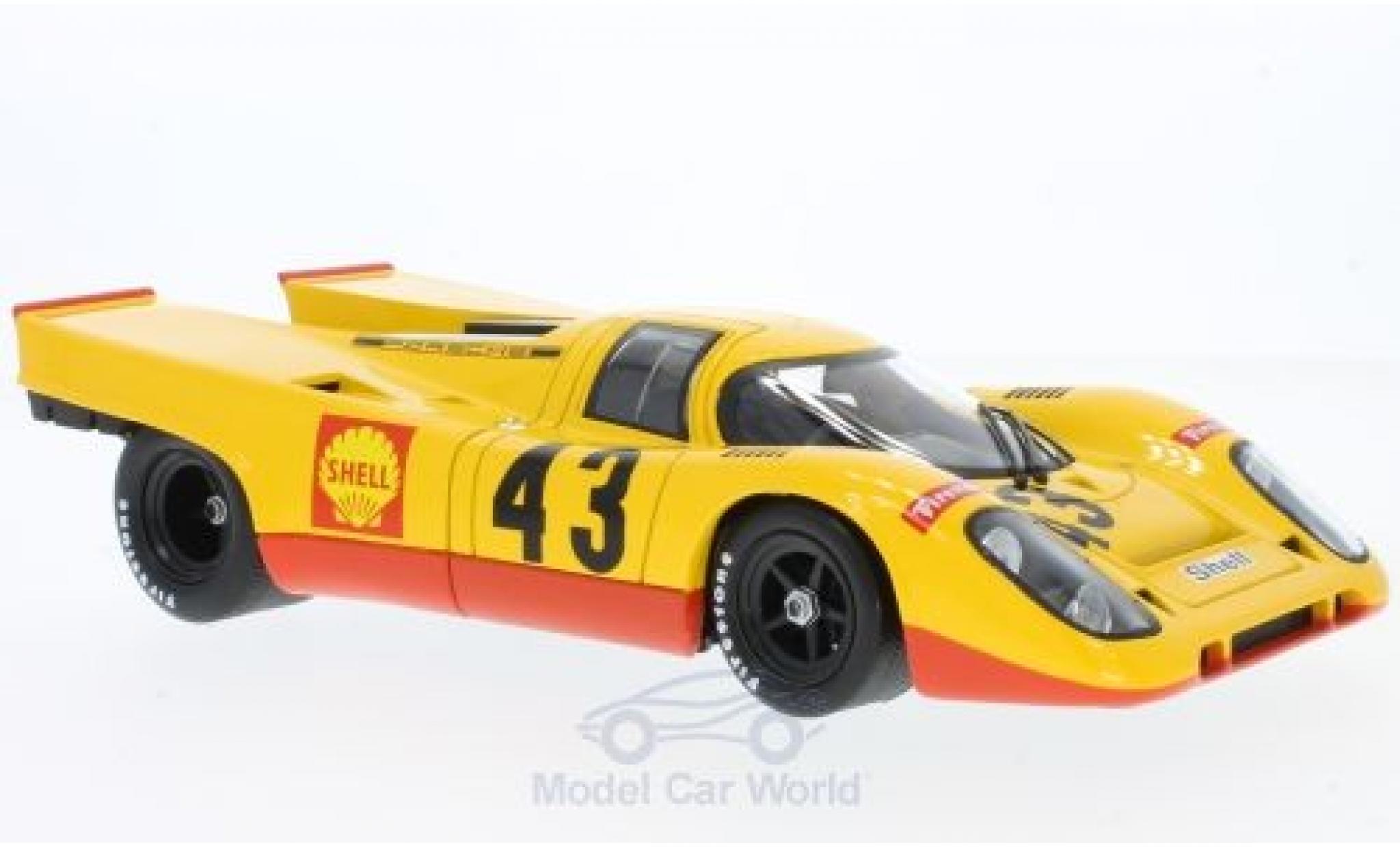 Porsche 917 1970 1/18 Norev K No.43 Racing Team AAW 1000 Km Spa Francorchamps 1970 H.Laine/G.van Lennep modelauto