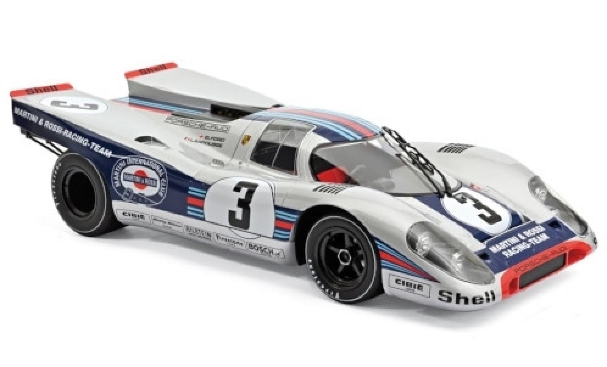 Porsche 917 1971 1/12 Norev K RHD No.3 Martini & Rossi Racing Team 12h Sebring 1971 V.Elford/G.Larousse modelauto