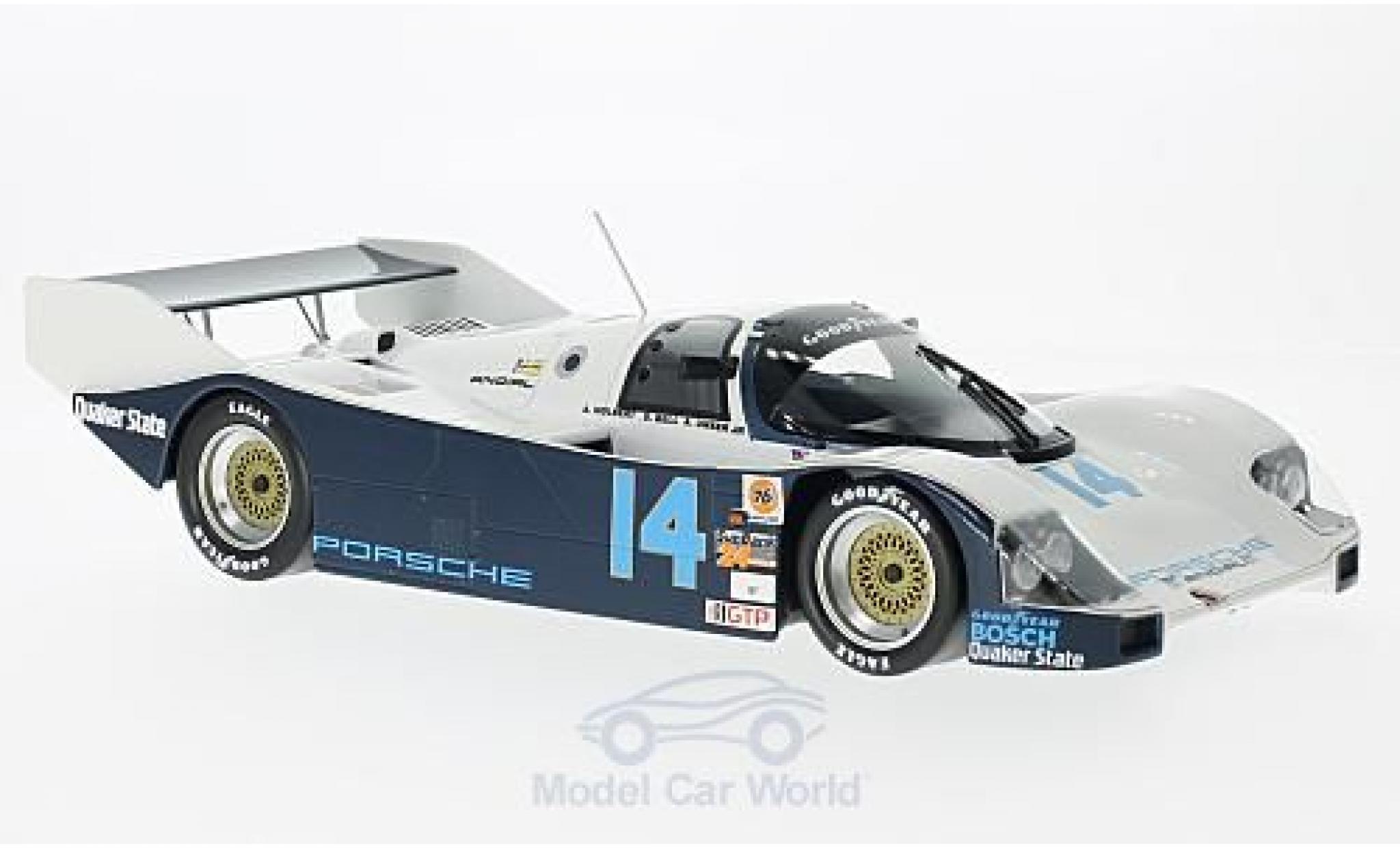 Porsche 962 1986 1/18 Norev C No.14 L&ouml;wenbr&auml;u Holbert Racing 24h Daytona 1986 mit Decals A.Holbert/D.Bell/A.Unser Jr. modelauto