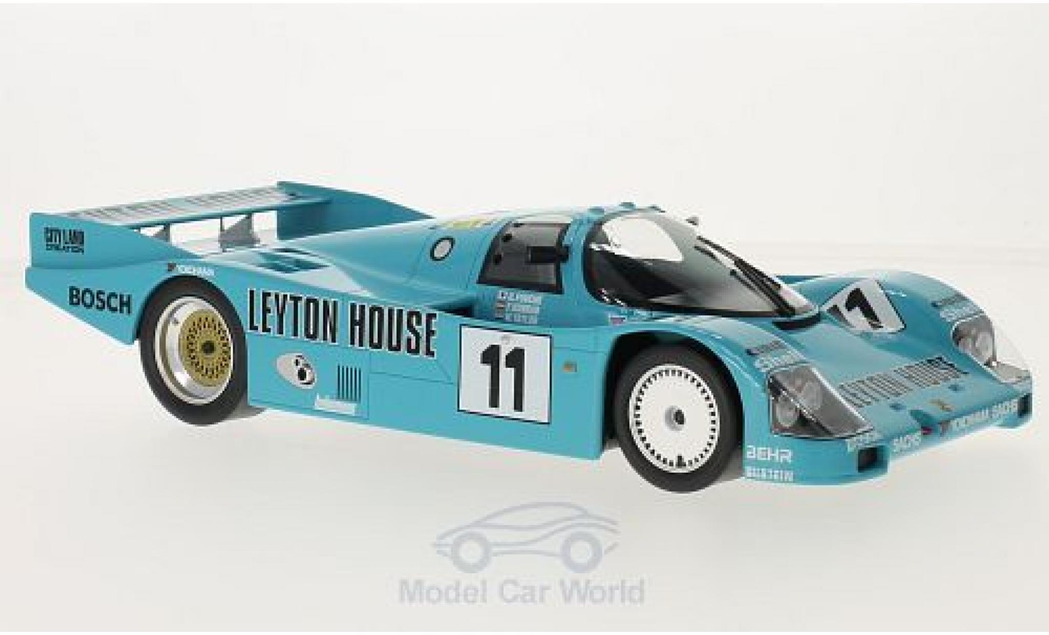 Porsche 962 1987 1/18 Norev C No.11 Kremer Racing Leyton House 24h Le Mans 1987 G.Fouche/F.Konrad/W.Taylor modelauto
