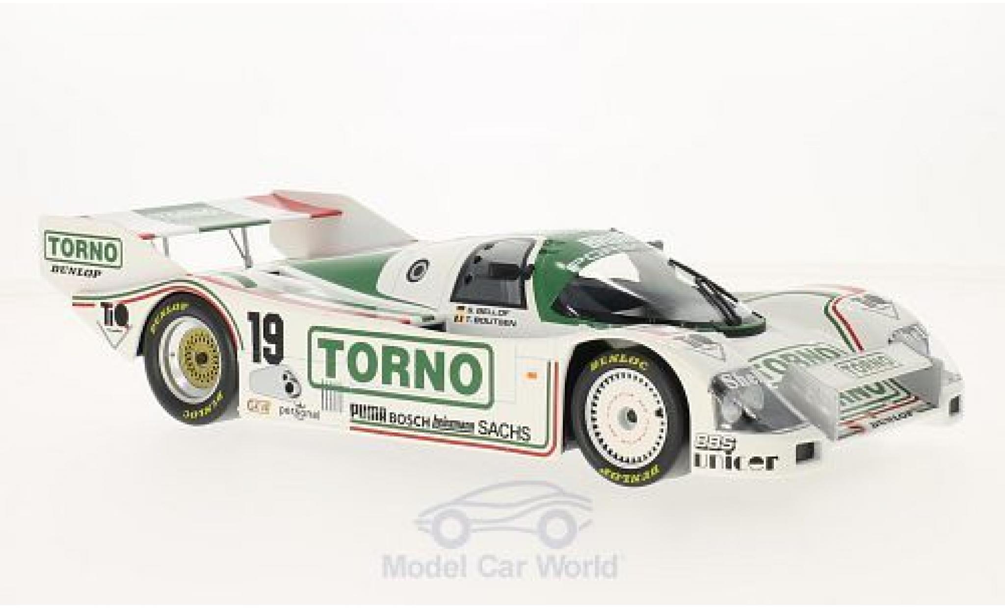 Porsche 962 1985 1/18 Norev C No.19 Brun Torno 1000 km Mugello 1985 T.Boutsen/S.Bellof modelauto
