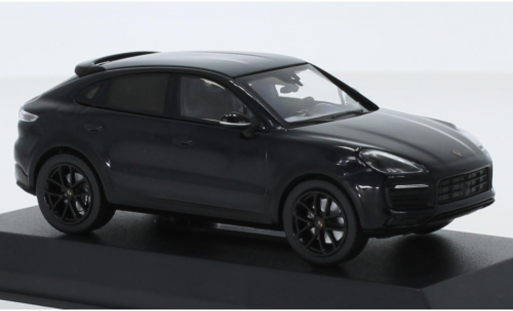 Porsche Cayenne S 1/43 Norev S Coupe metallic blauw/carbon 2019 modelauto
