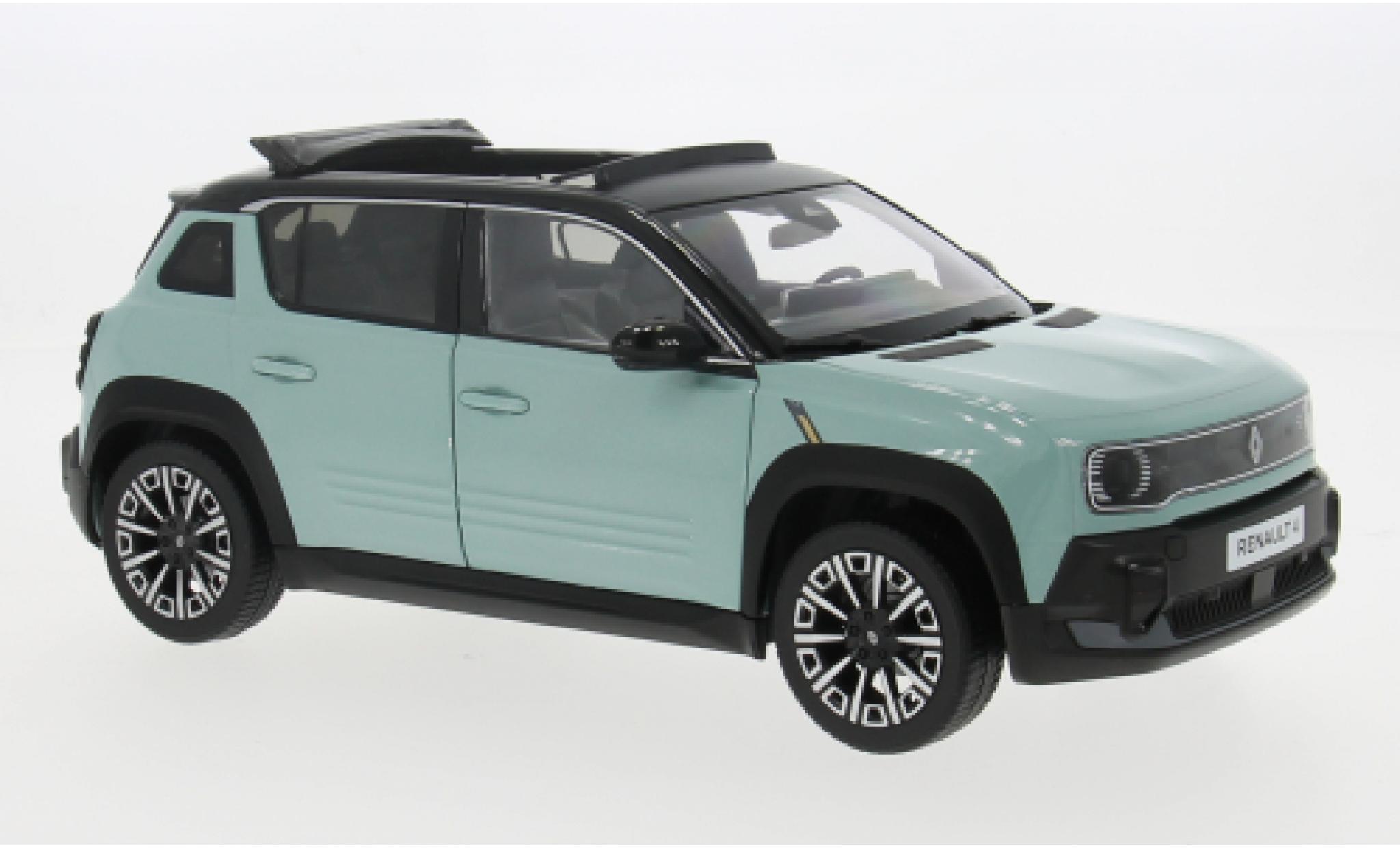 Renault 4 1/18 Norev E-Tech turquoise 2025 1:18 modelauto