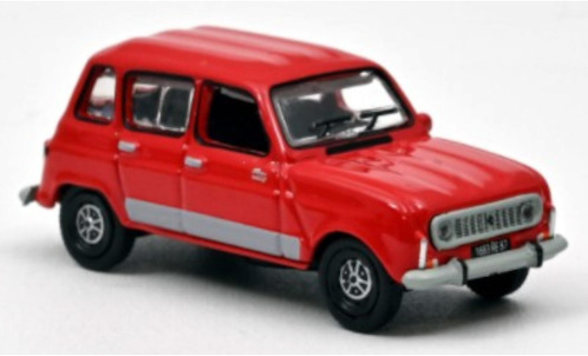 Renault 4 1/87 Norev GTL rood 1987 modelauto