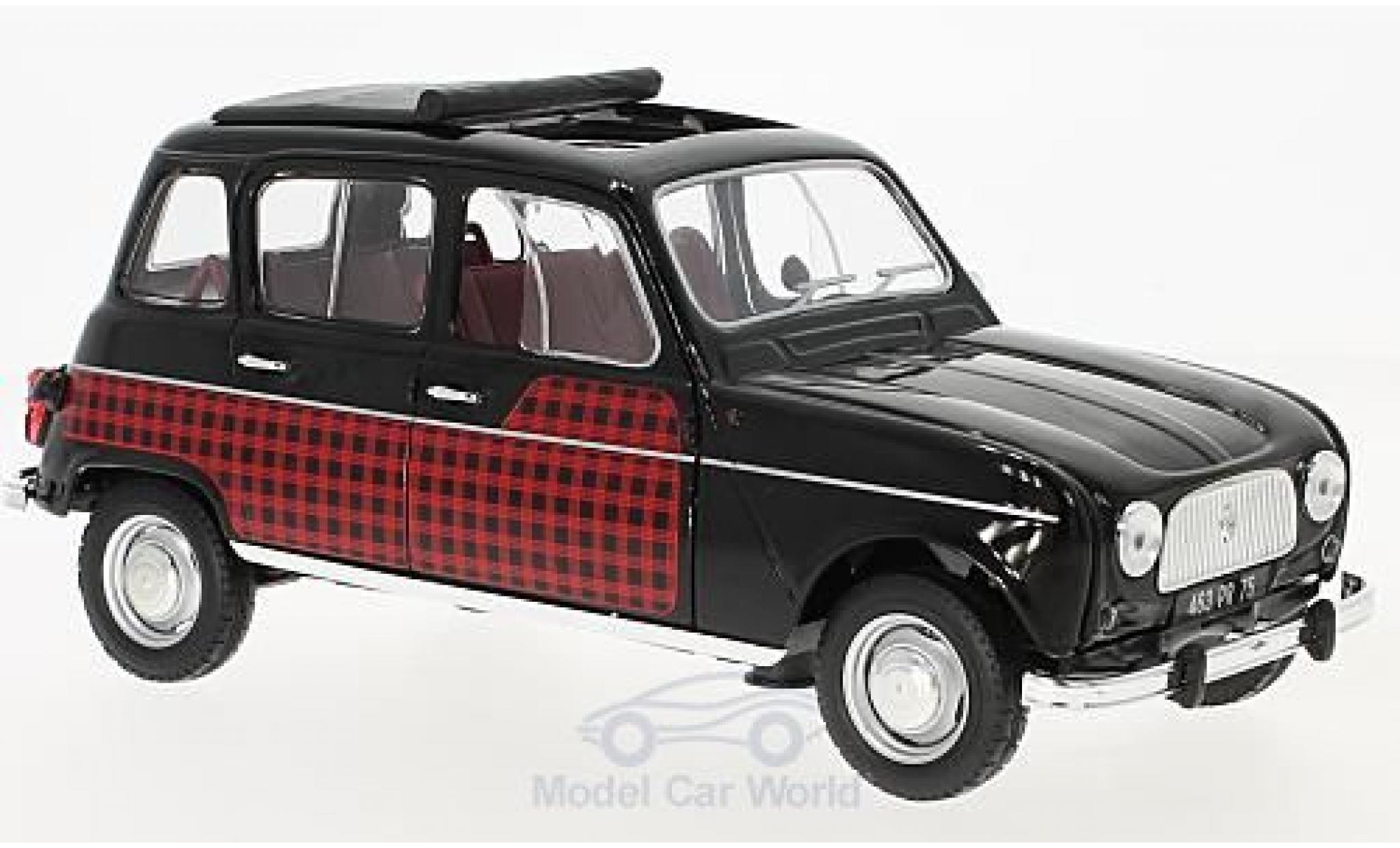 Renault 4 Parisienne 1/18 Norev Parisienne zwart/Dekor 196 modelauto