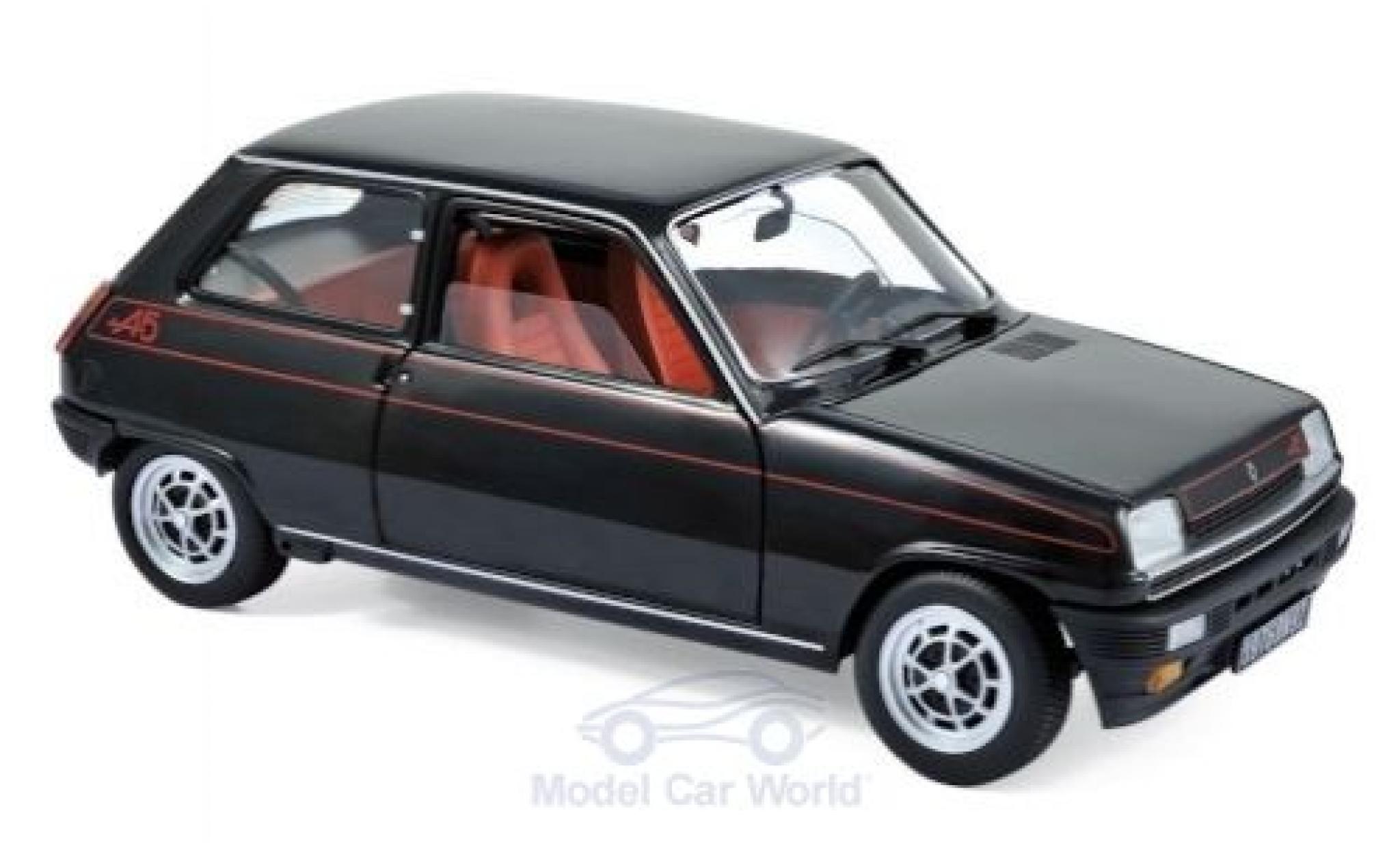 Renault 5 1/18 Norev Alpine zwart 1976 modelauto