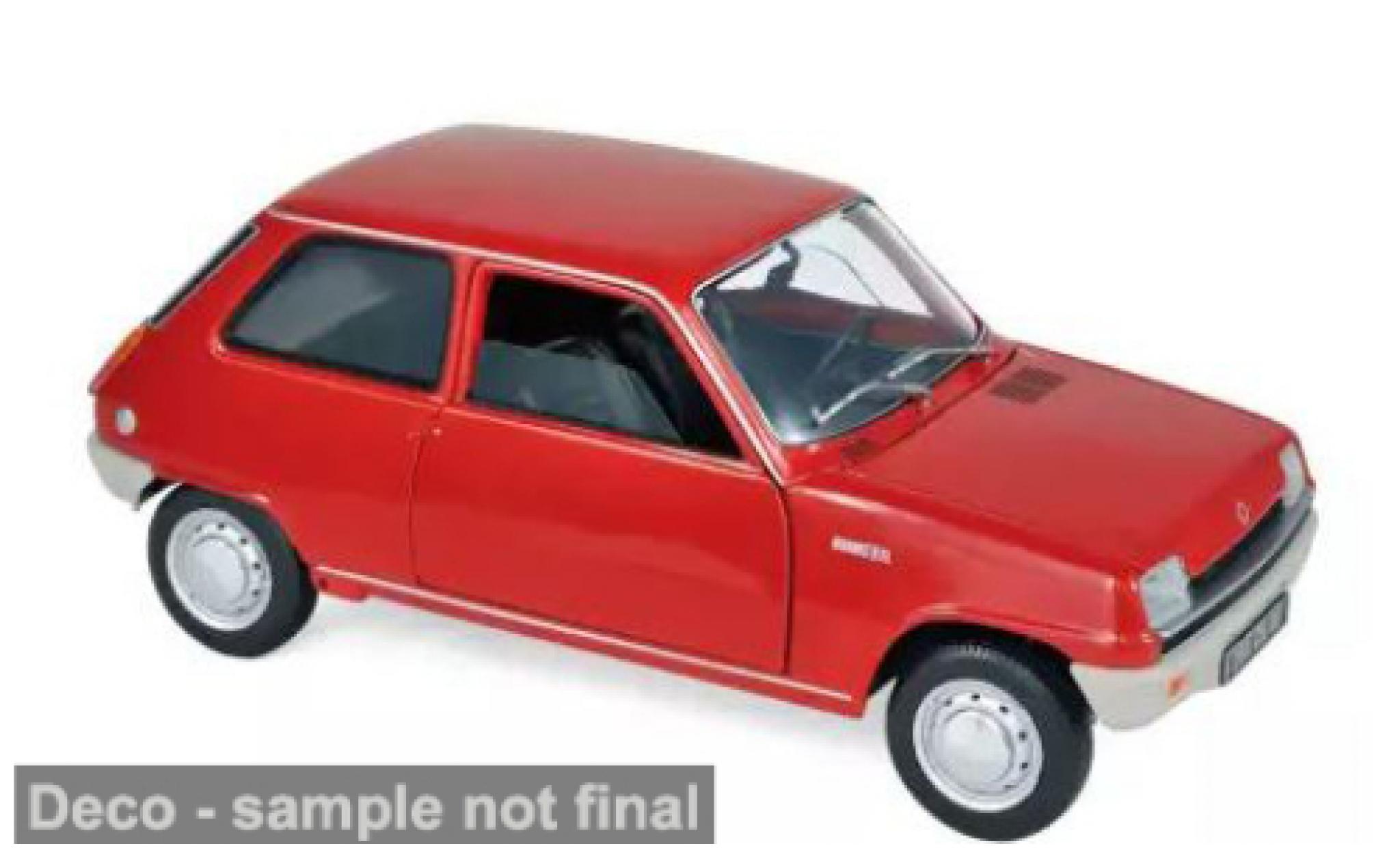 Renault 5 1/87 Norev TL rood 1972 1:87 modelauto