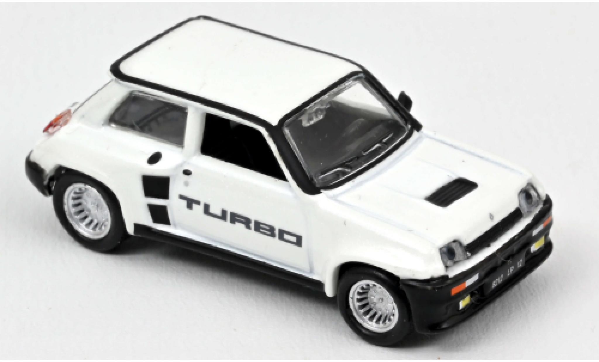 Renault 5 1/87 Norev Turbo wit 1980 modelauto