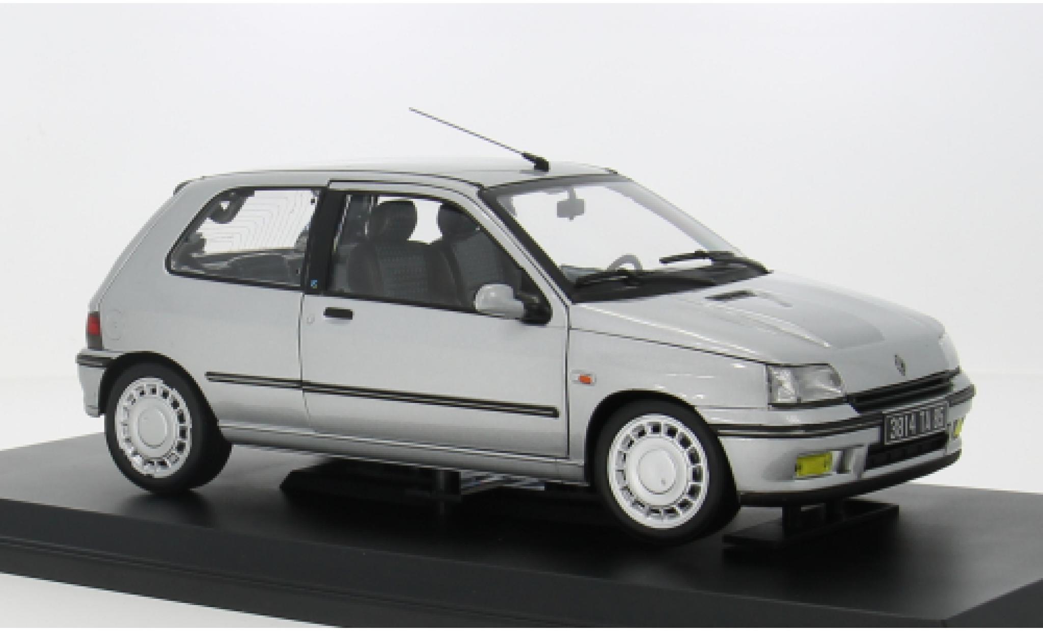 Renault Clio 1/18 Norev 16S metallic grijs 1992 1:18 modelauto