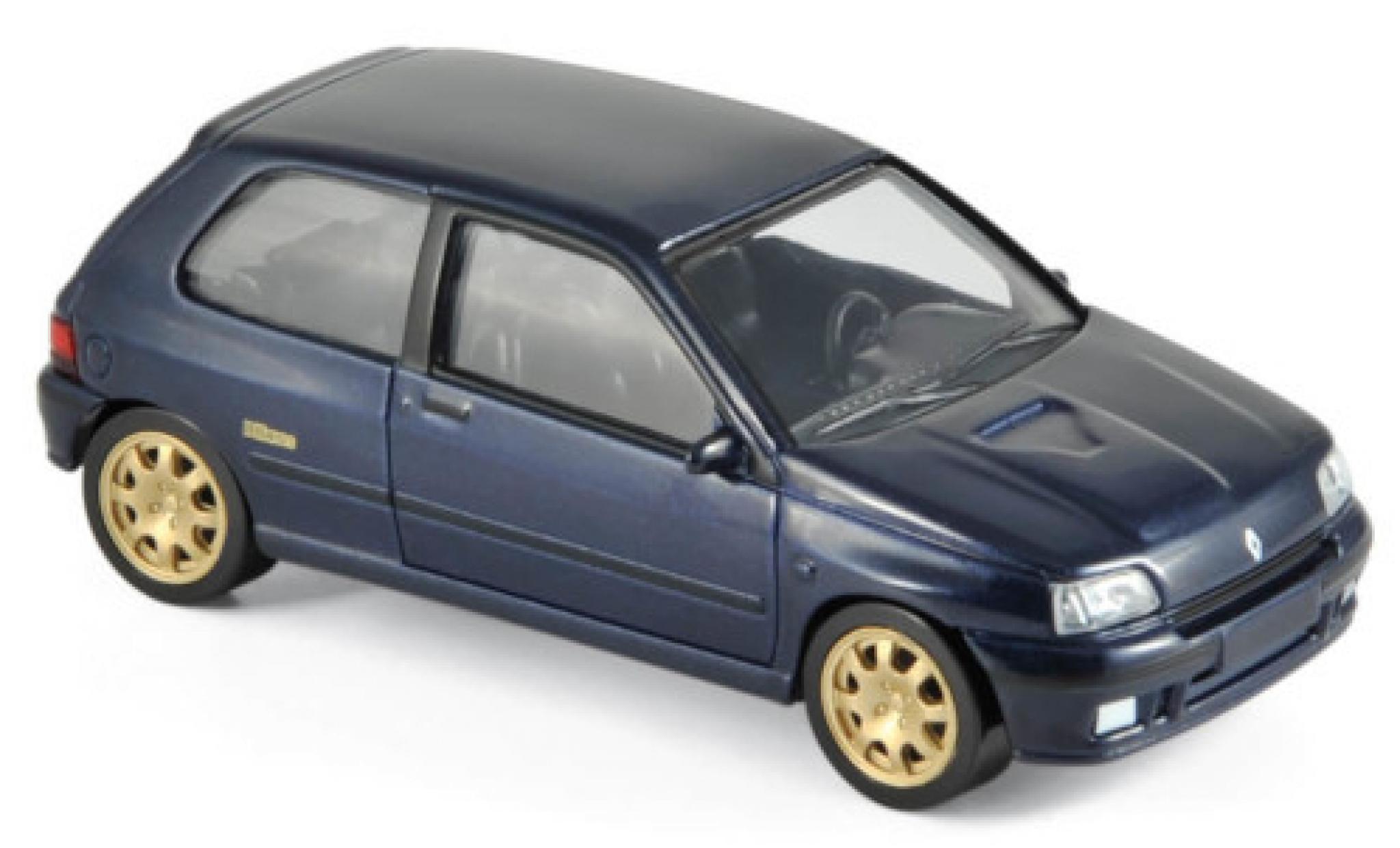 Renault Clio 1/43 Norev Williams blauw 1993 modelauto