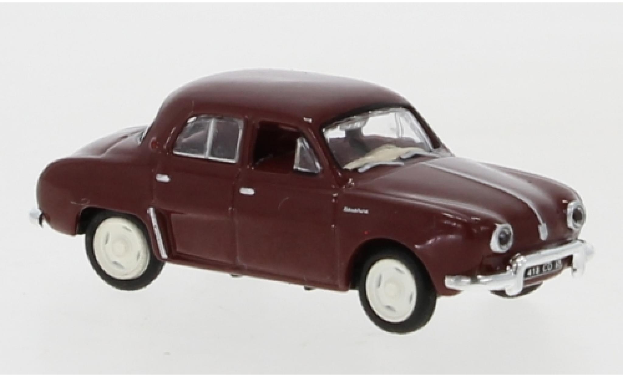 Renault Dauphine 1/87 Norev rood 1956 modelauto