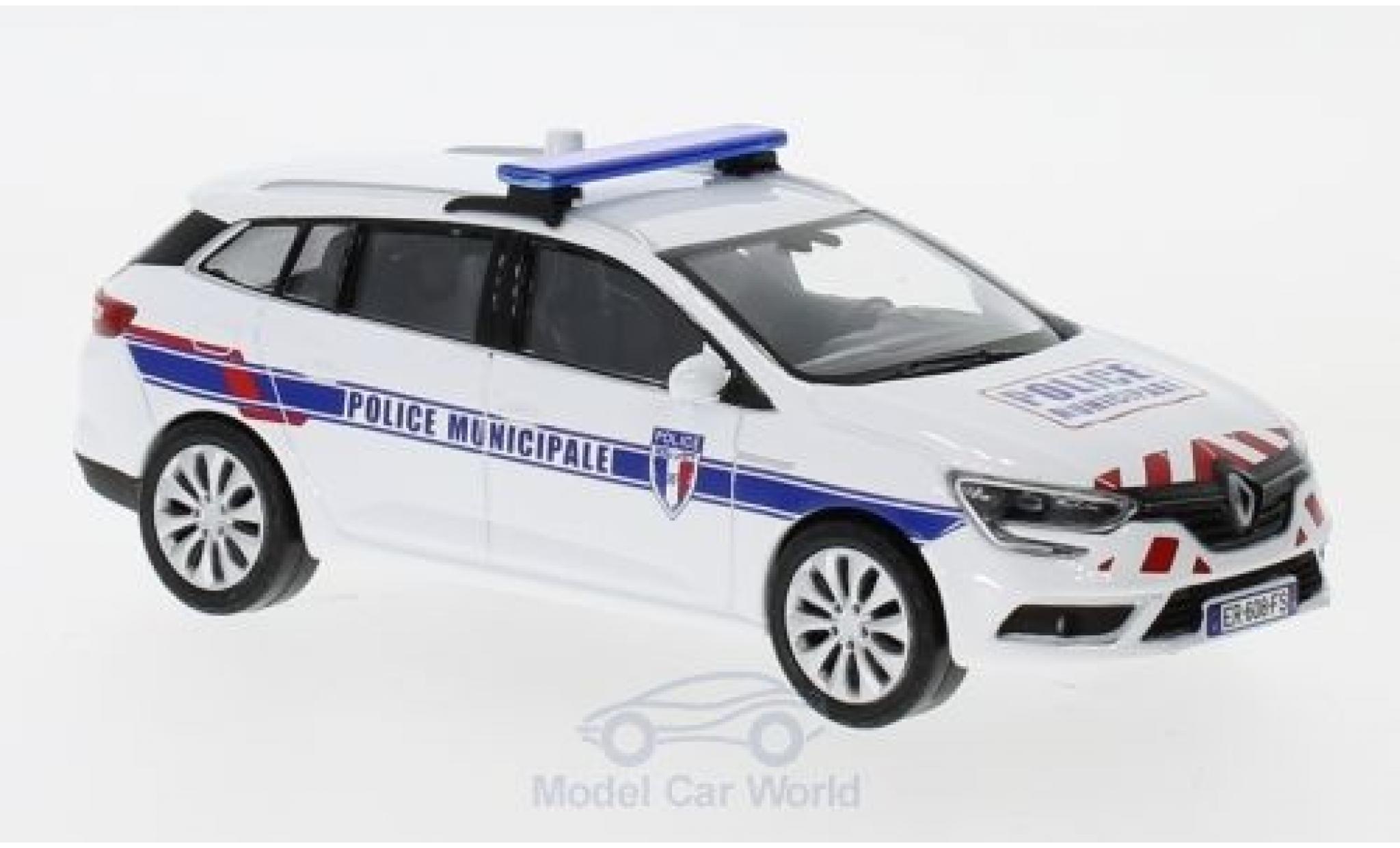 Renault Megane 1/43 Norev Estate Politie Municipale (F) 2016 modelauto
