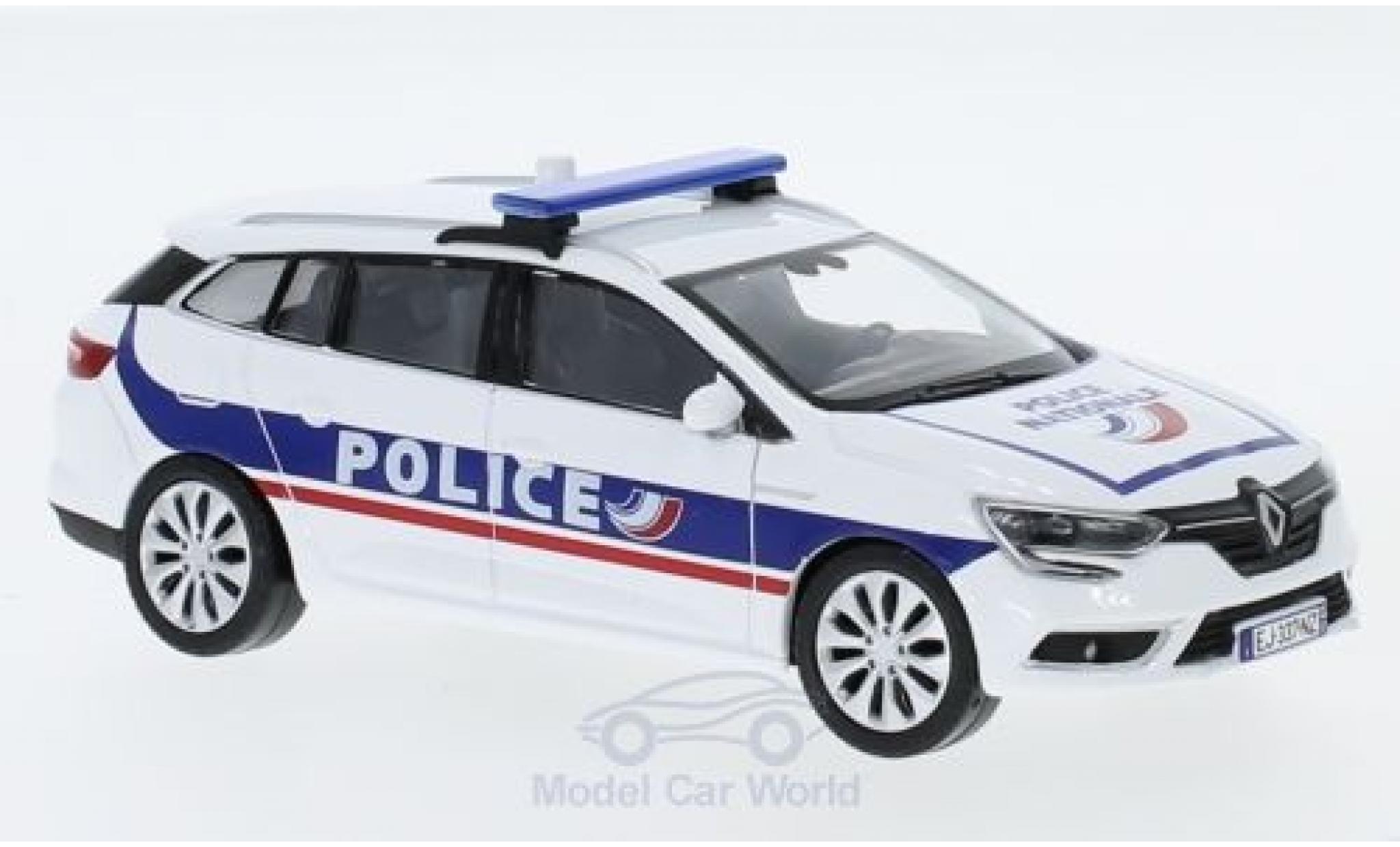 Renault Megane 1/43 Norev Estate Politie Nationale (F) 2016 modelauto