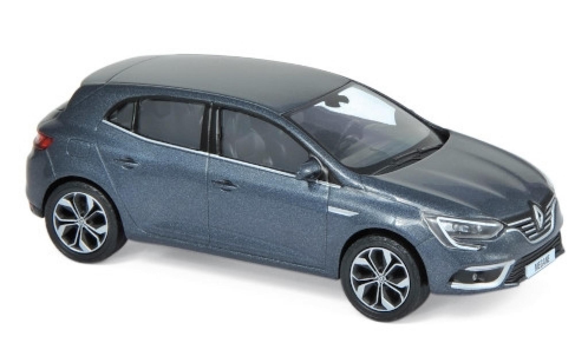 Renault Megane 1/43 Norev metallic grijs 2016 modelauto