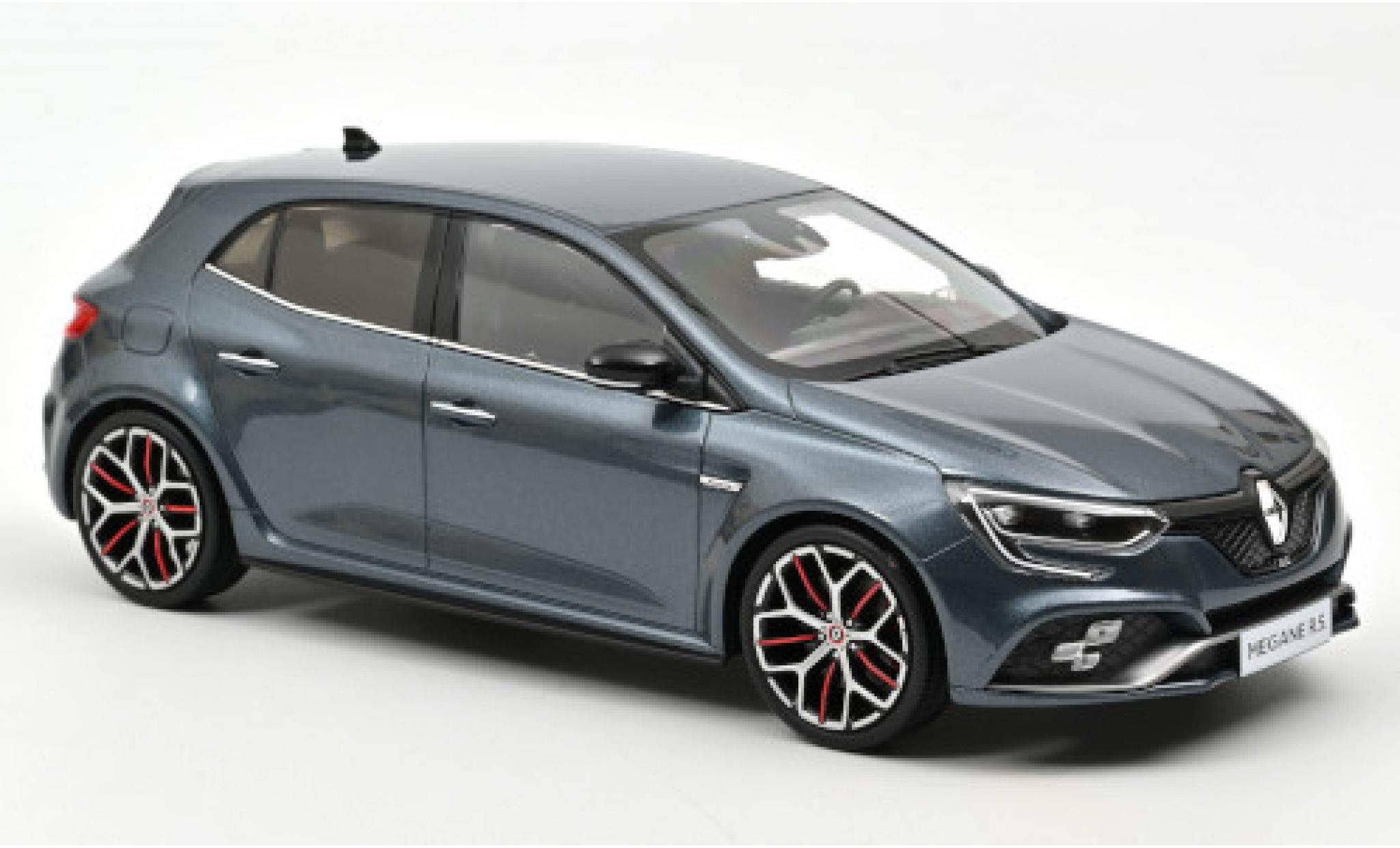 Renault Megane 1/18 Norev R.S. Trophy metallic grijs 2019 modelauto