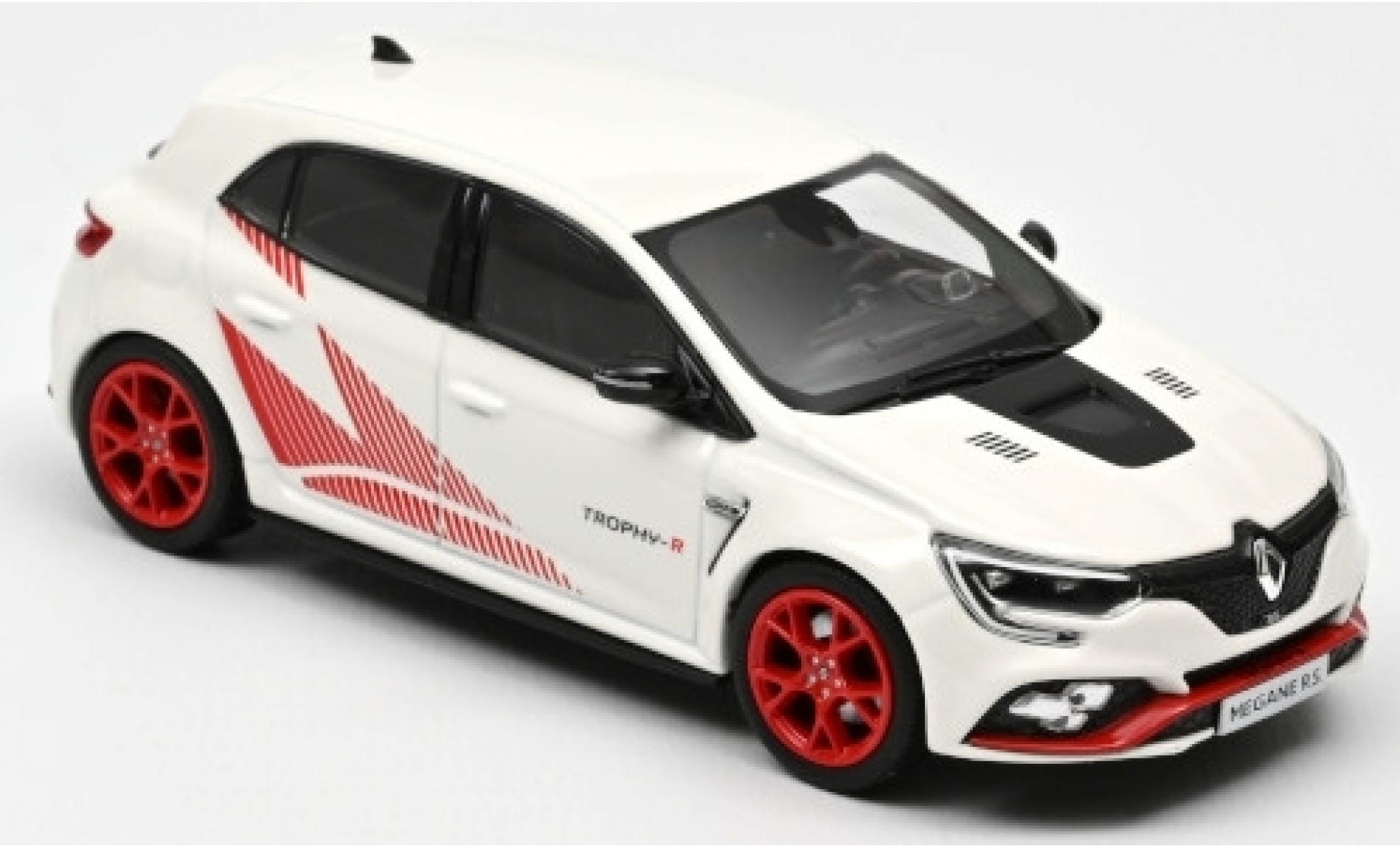 Renault Megane 1/18 Norev R.S. Trophy-R wit/Dekor 2019 modelauto