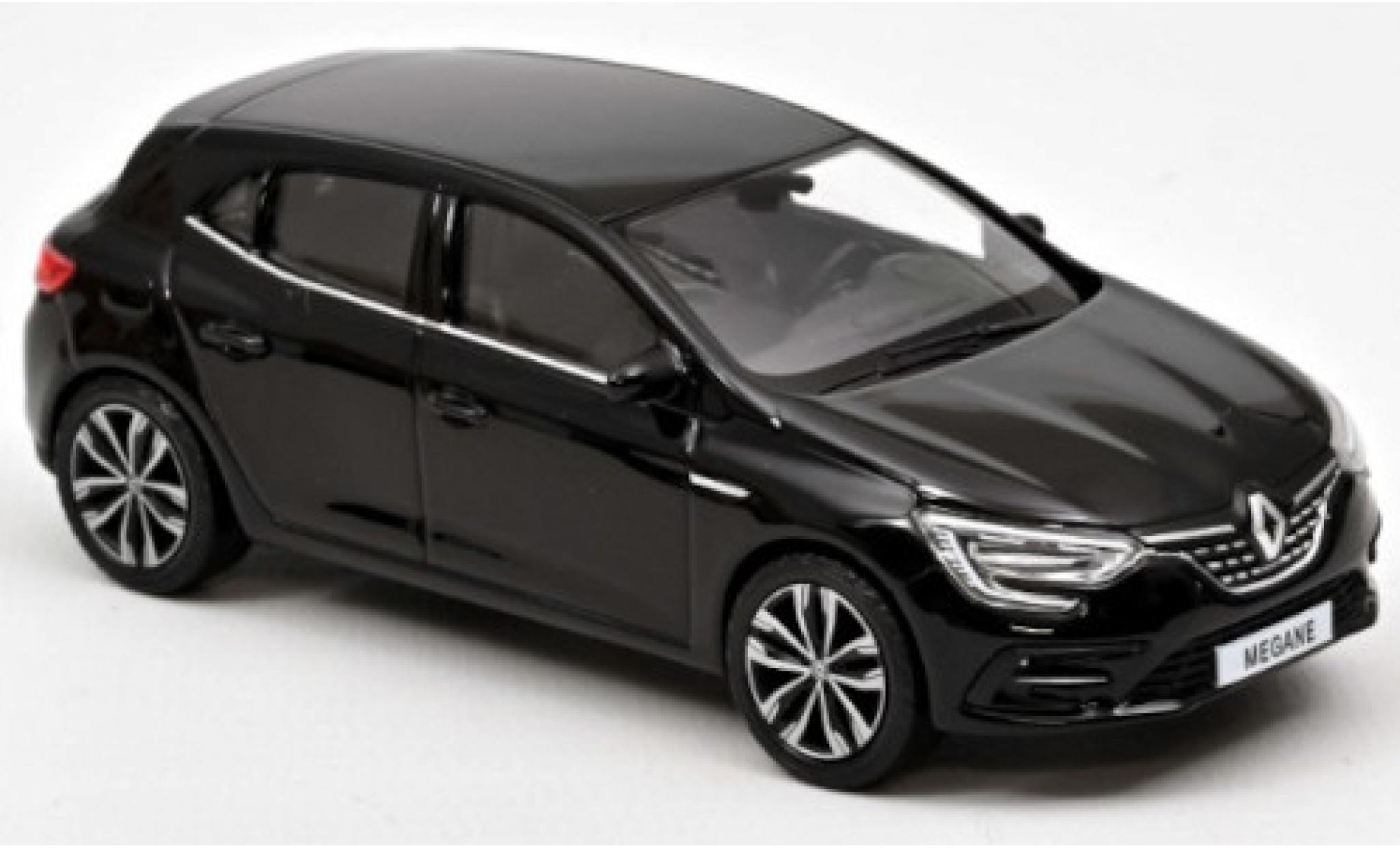 Renault Megane 1/43 Norev zwart 2020 modelauto