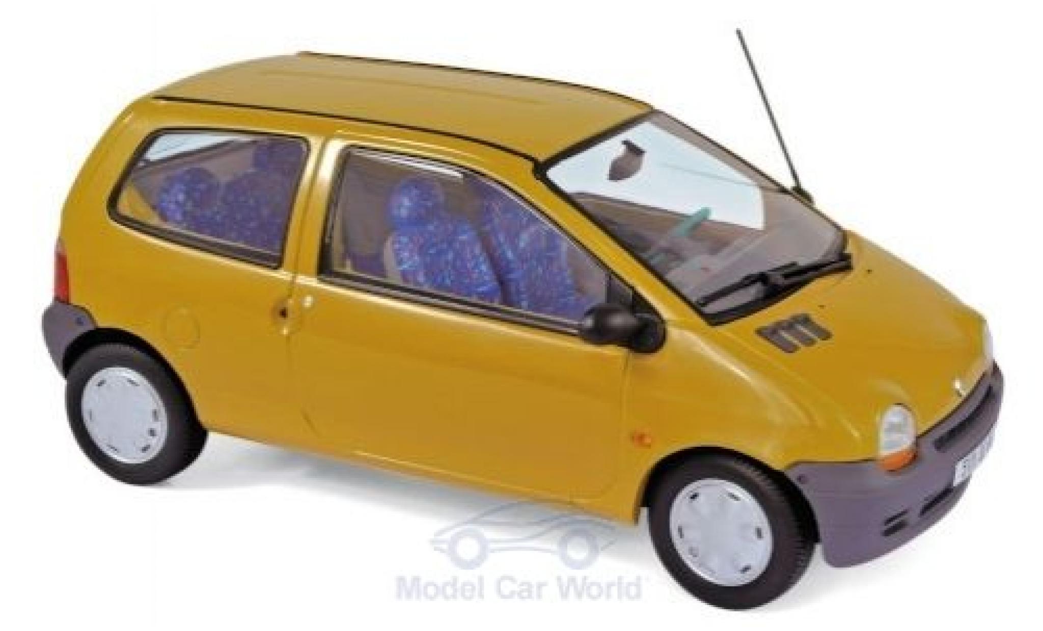 Renault Twingo 1/18 Norev geel 1993 modelauto