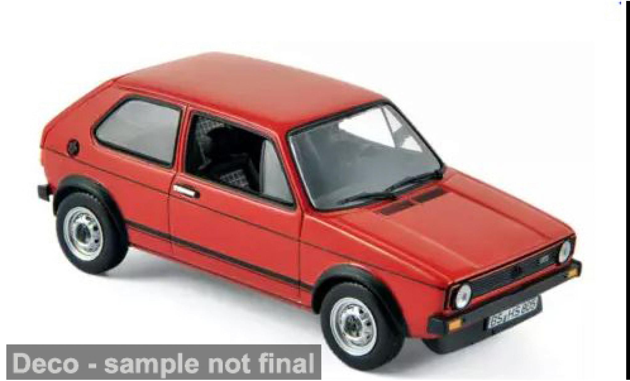 Volkswagen Golf 1/43 Norev GTI rood 1976 1:43 modelauto