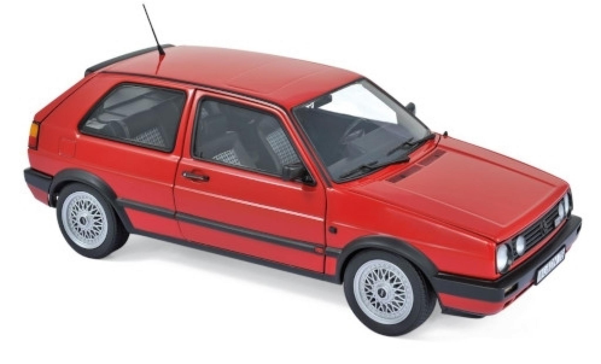 Volkswagen Golf 1/18 Norev II GTI rood 1990 modelauto