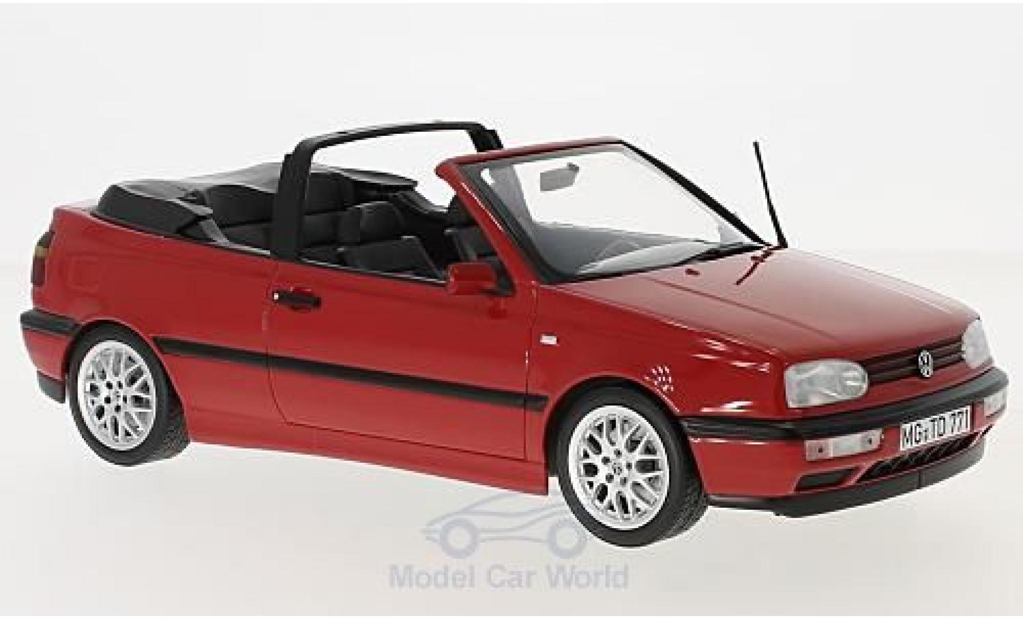 Volkswagen Golf V 1/18 Norev III Cabriolet rood 1995 modelauto