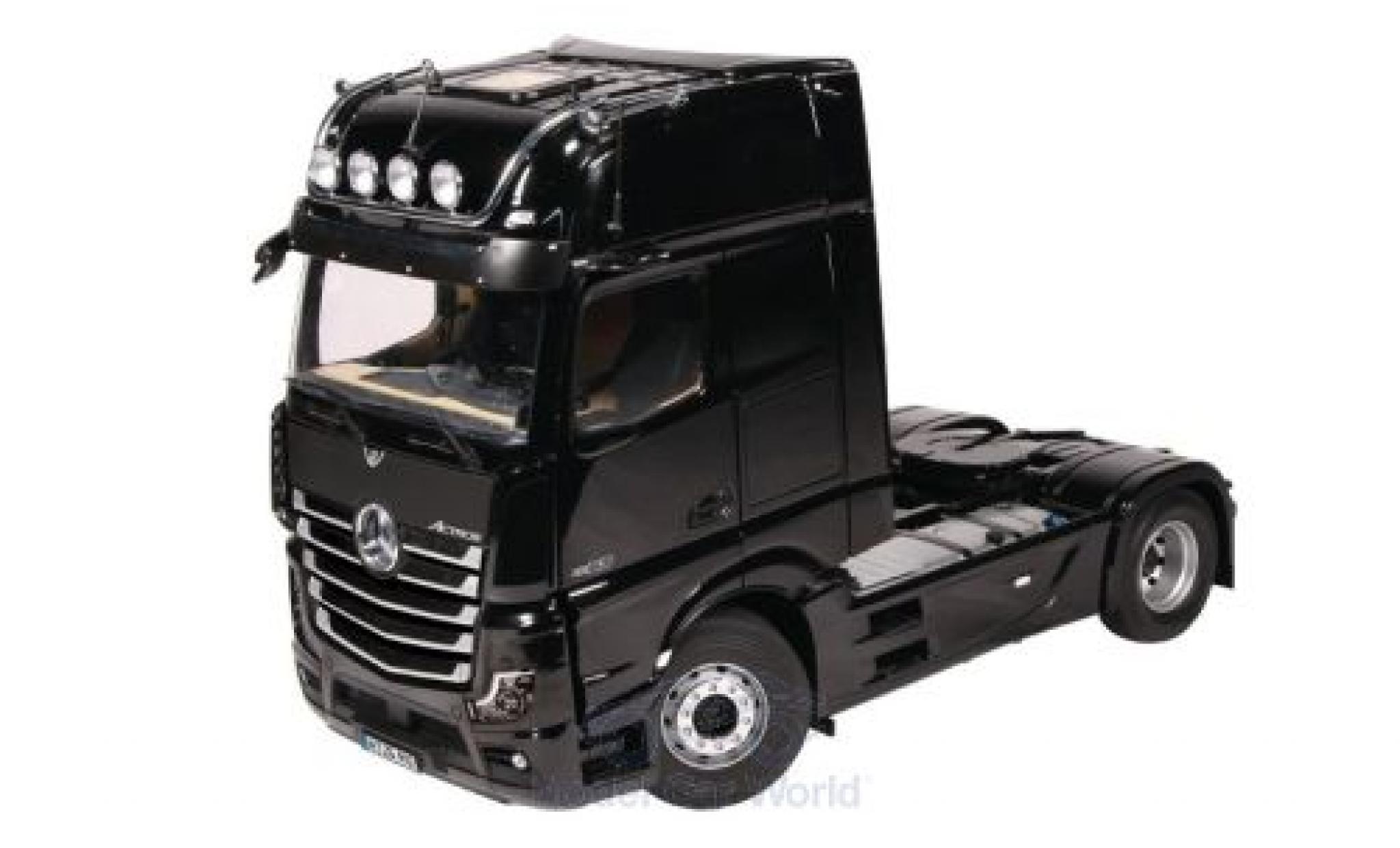 Mercedes Actros 1/18 NZG GigaSpace 4X2 zwart 2018 modelauto