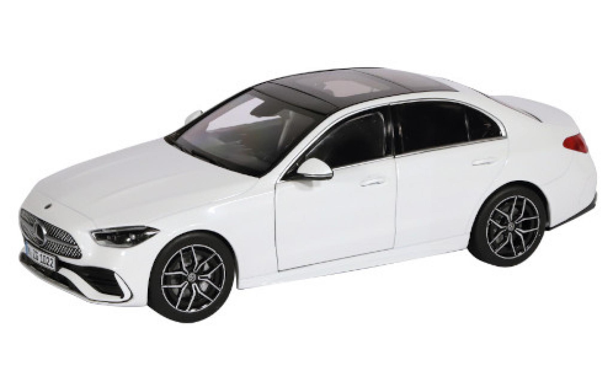 Mercedes Classe C 1/18 NZG wit 2021 modelauto