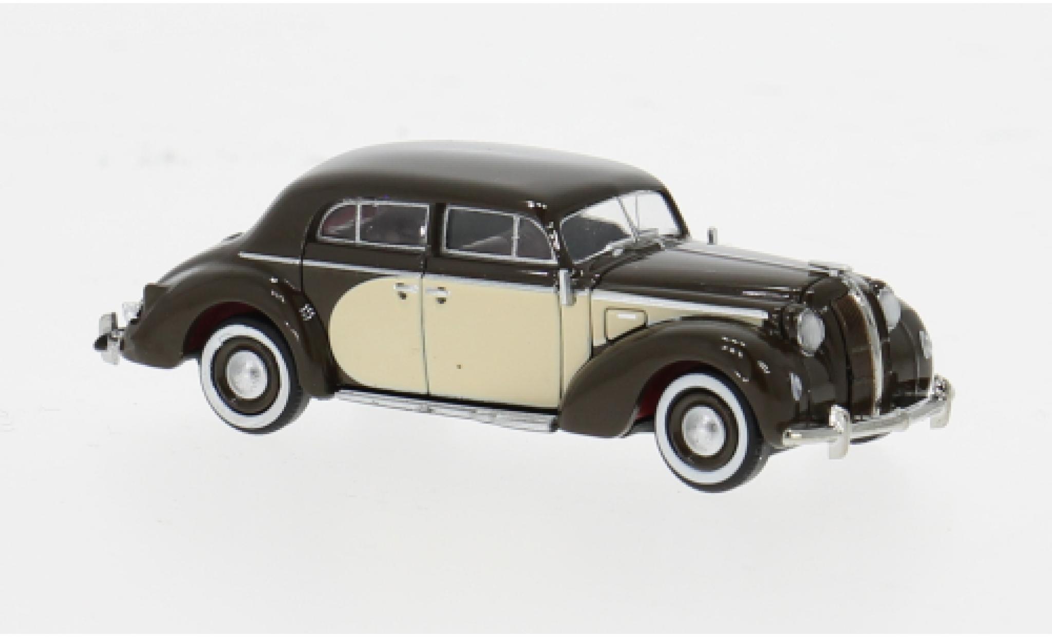 Opel Admiral 1/87 Brekina bruin/beige 1938 1:87 modelauto