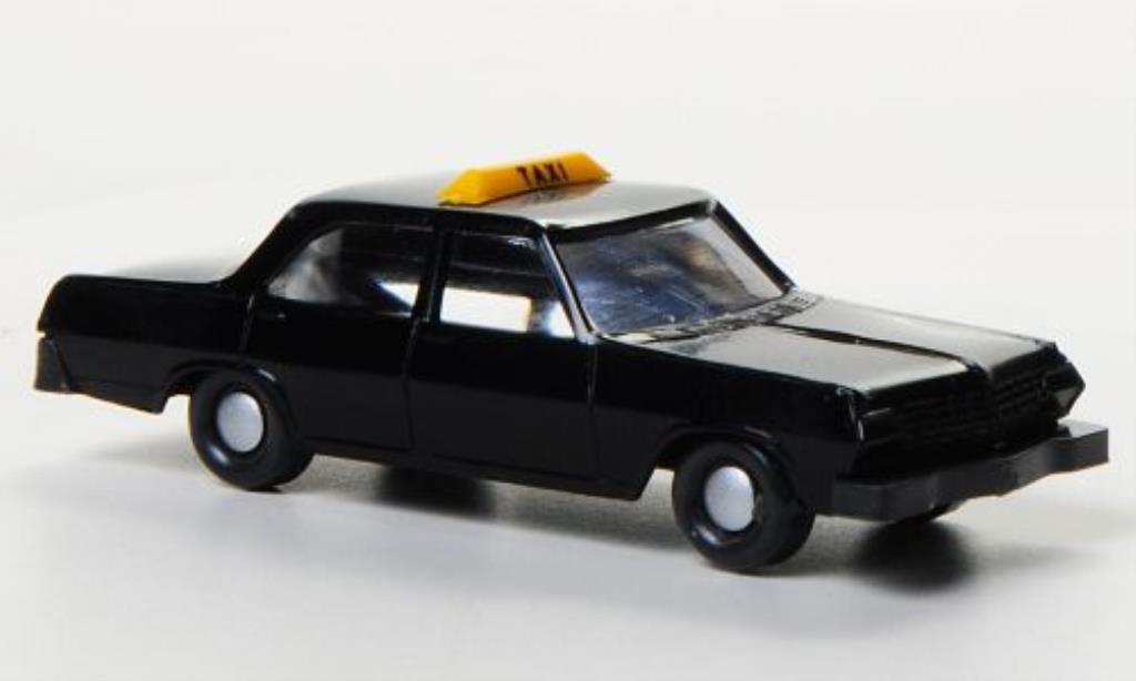 Opel Admiral 1/160 Wiking Taxi zwart modelauto