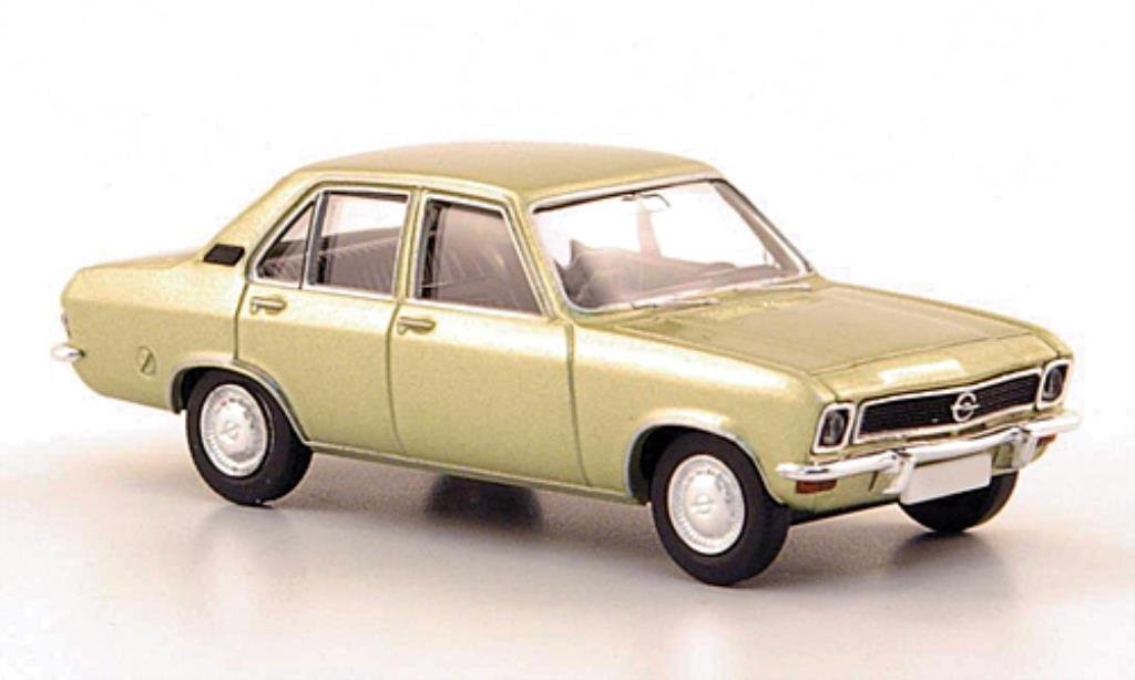 Opel Ascona A 1/87 Brekina A grijs-grun 1970 modelauto
