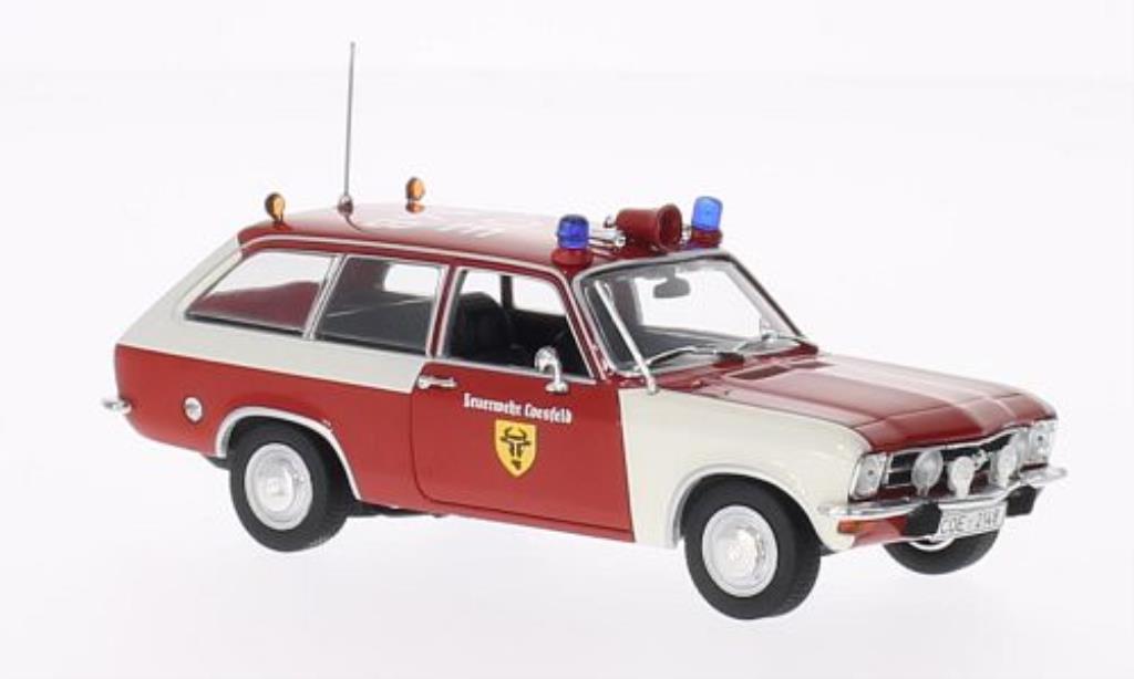 Opel Ascona A 1/43 Minichamps A Voyage Brandweer Coesfeld 1970 modelauto