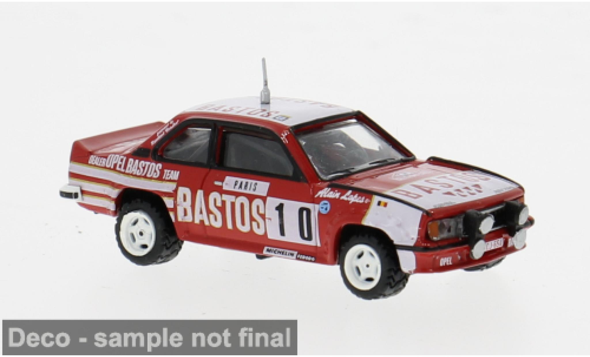 Opel Ascona 1/87 Brekina B i400 Rallye Monte Carlo 1982 #10 G.Colsoul 1:87 modelauto