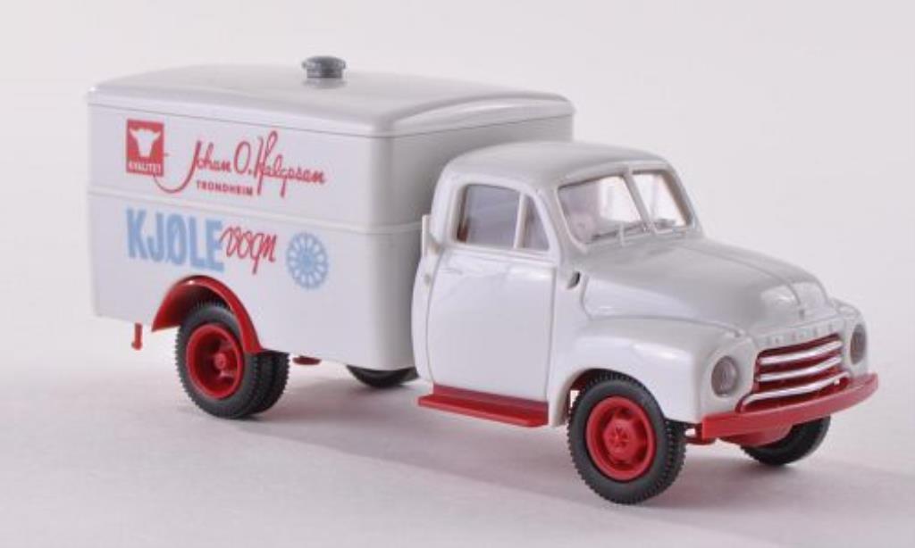 Opel Blitz 1/87 Brekina Koffer Helgesen (N) modelauto