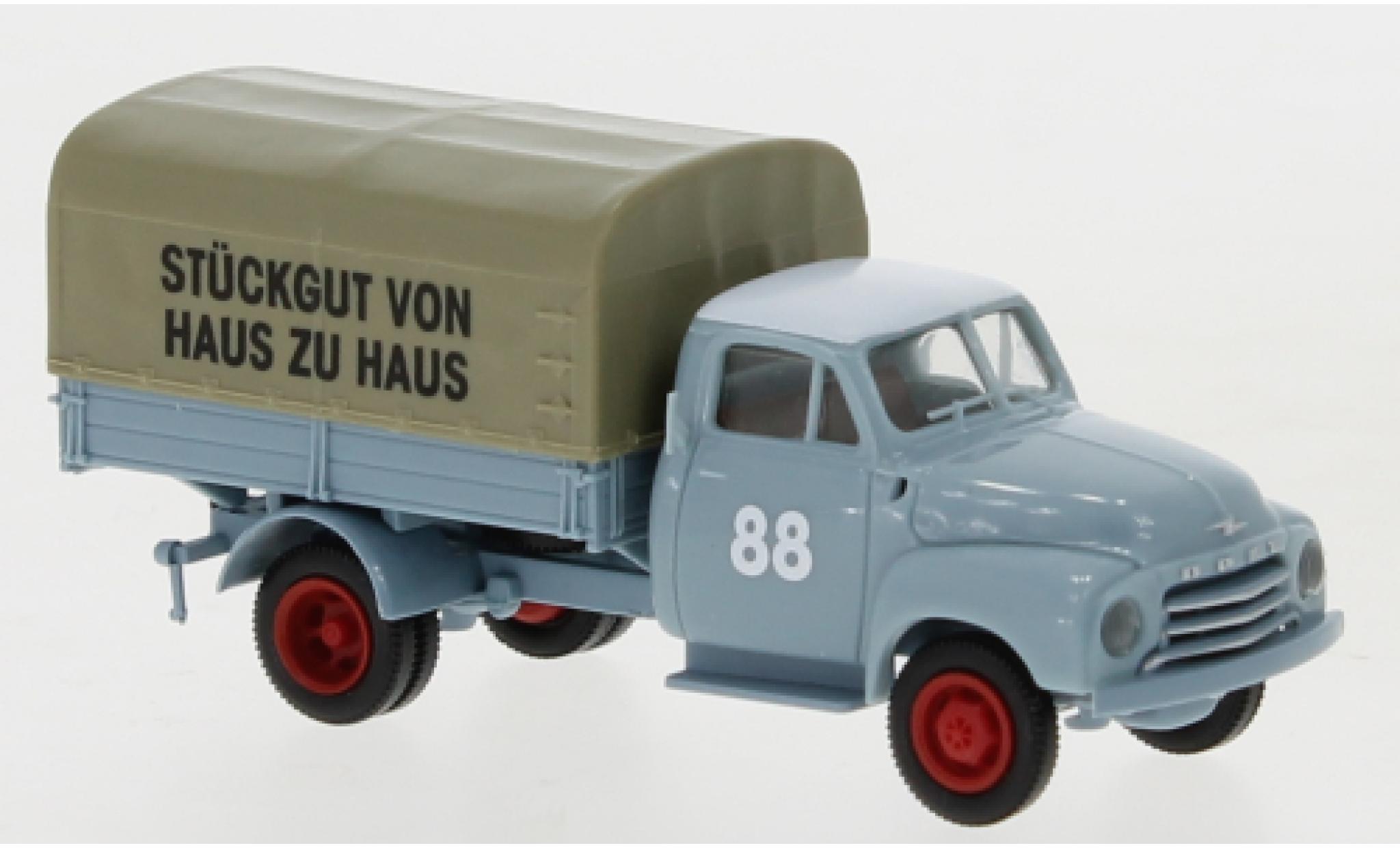Opel Blitz 1/87 Brekina PP blauwgrijse 1:87 modelauto
