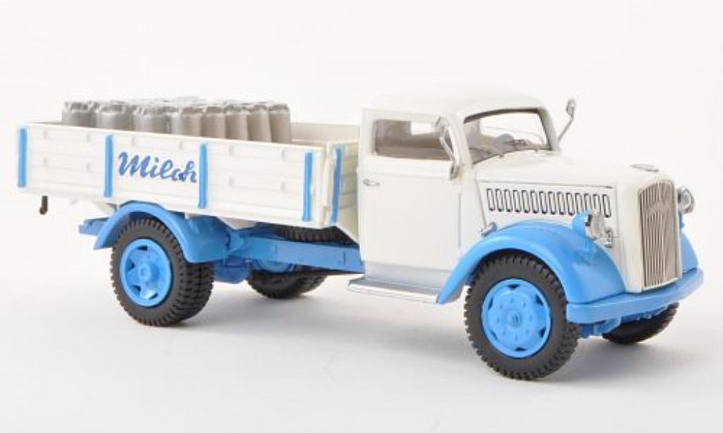 Opel Blitz 1/43 Schuco Pritschenwagen Milchhof modelauto