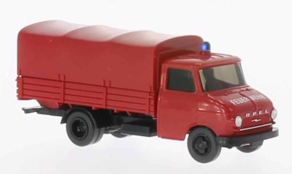 Opel Blitz 1/87 Wiking Pritschen-LKW Brandweer modelauto