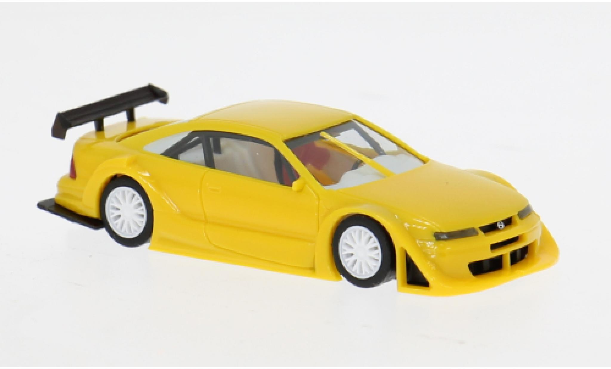 Opel Calibra 1/87 Herpa Phase IV geel 1:87 modelauto