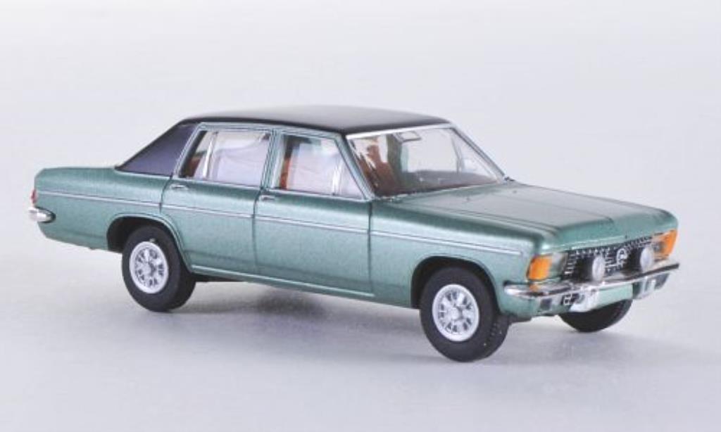 Opel Diplomat 1/87 Brekina B grun/matt-zwart modelauto