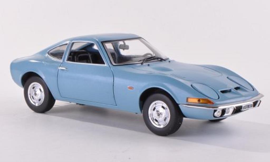 Opel GT 1/24 WhiteBox 1900 blauw 1970 modelauto
