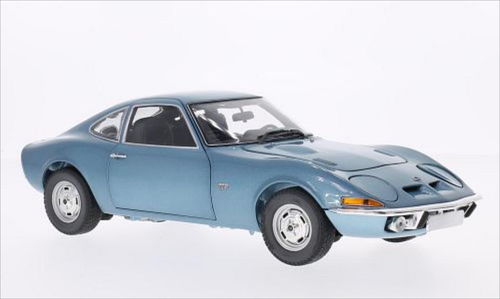 Opel GT 1/18 Minichamps metallic blauw 1972 modelauto