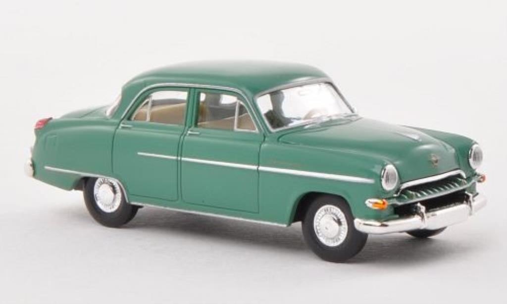 Opel Kapitan 1/87 Brekina 1954 grun modelauto