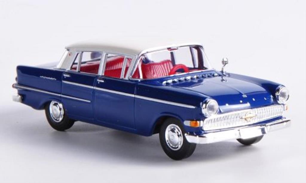 Opel Kapitan 1/87 Brekina P2.6 blauw/wit modelauto
