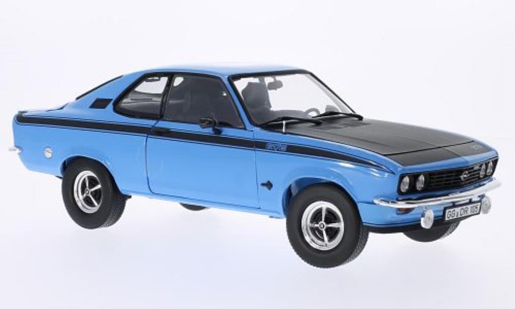 Opel Manta A 1/18 Norev A GT/E blauw 1975 modelauto
