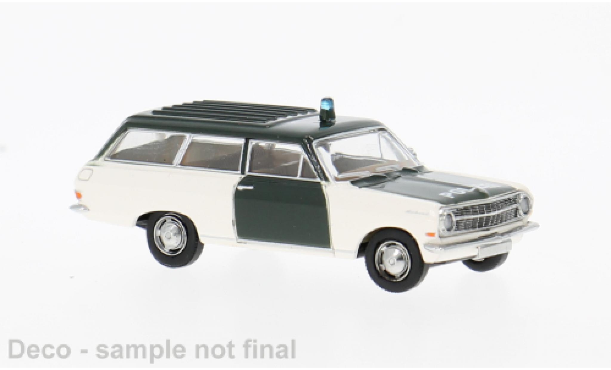 Opel Rekord 1/87 Brekina A Caravan 1963 Politie 1:87 modelauto
