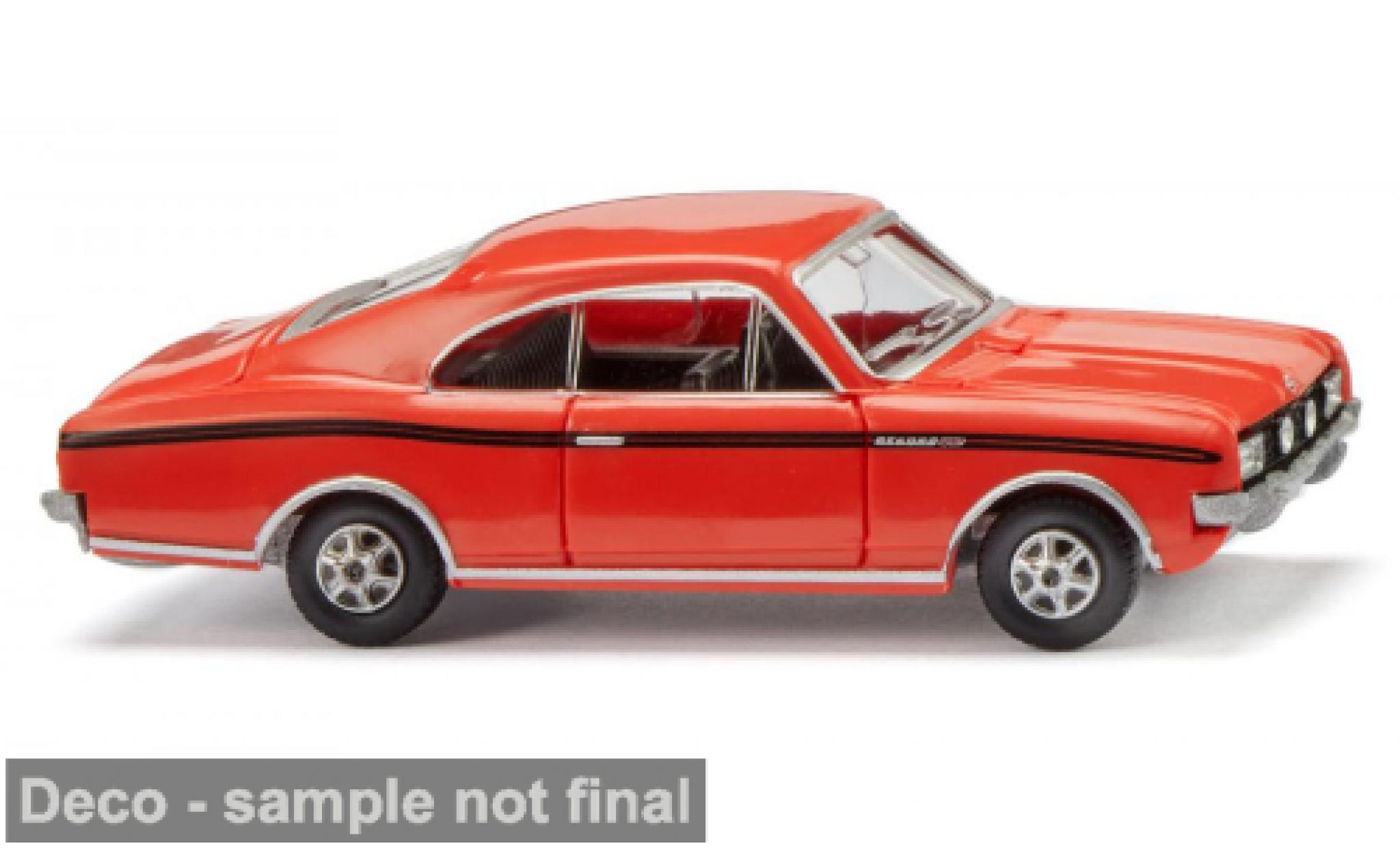 Opel Rekord 1/87 Wiking C rood 1967 1:87 modelauto