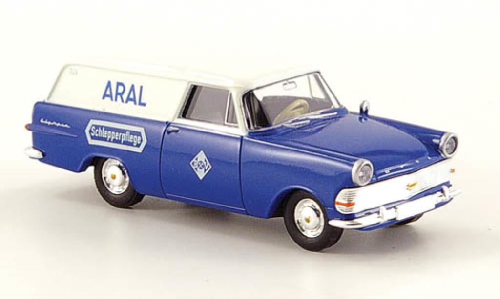 Opel Rekord 1/87 Brekina P2 Kasten Aral Schlepperpflege modelauto