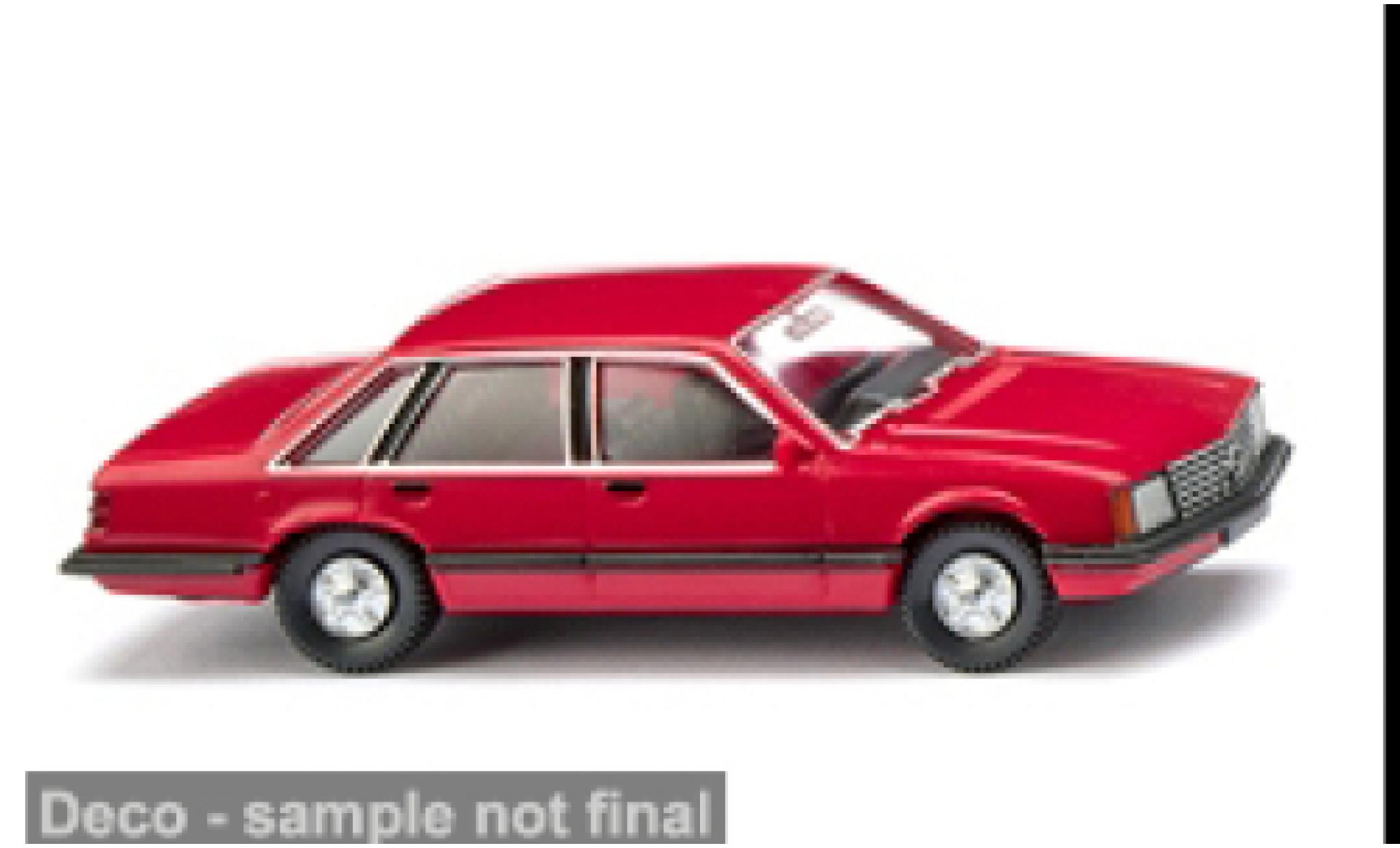 Opel Senator 1/87 Wiking rood 1978 1:87 modelauto