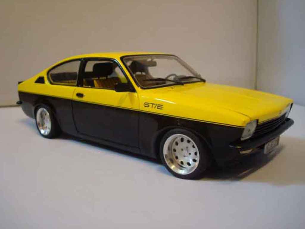 Opel Kadett coupe 1/18 Minichamps coupe c / gte 1976 modelauto